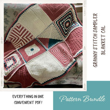 Load image into Gallery viewer, Chocolate Drop Granny Square Crochet Pattern