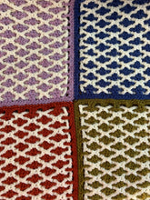 Load image into Gallery viewer, Lattice & Lace Blanket Pattern