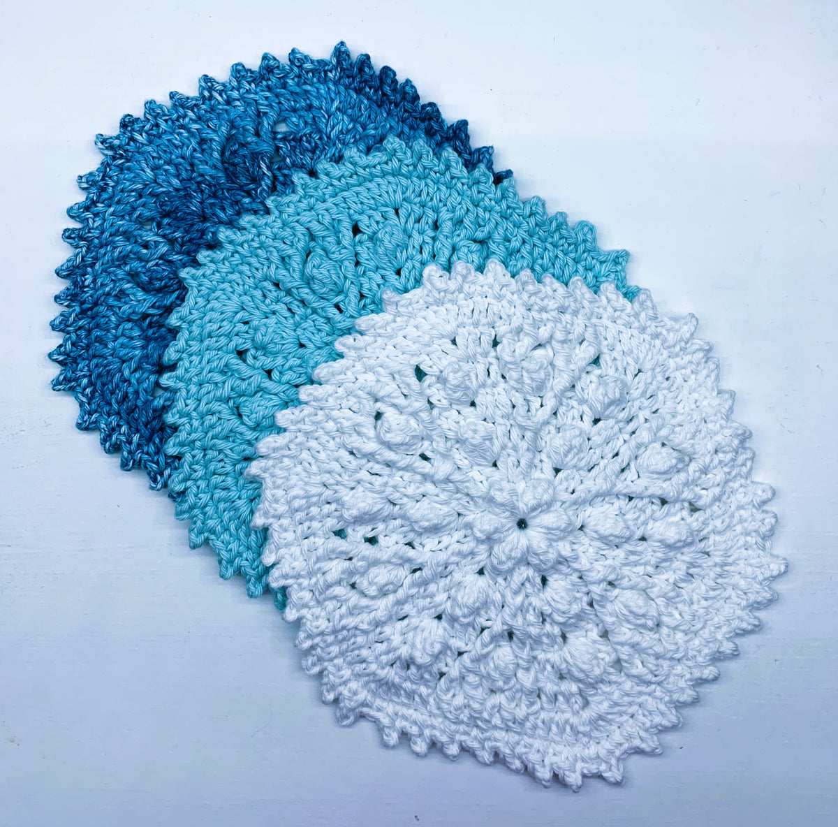 Snowflake Dishcloth Crochet Pattern Bizzy Crochet and Design