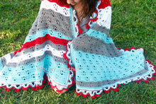 Load image into Gallery viewer, Adult Citrus Snowflake Blanket Pattern