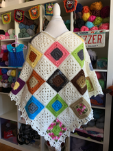 Load image into Gallery viewer, Scrappy Squares Poncho Pattern