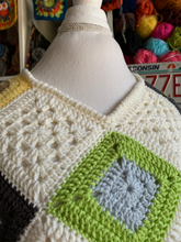 Load image into Gallery viewer, Scrappy Squares Poncho Pattern