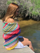 Load image into Gallery viewer, Kiss the Girl- Little Mermaid Inspiration Blanket Crochet Pattern