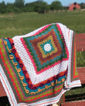 Load image into Gallery viewer, Lady Frances Crochet Baby Blanket Sampler Pattern