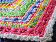 Load image into Gallery viewer, Faeries Crochet Baby Sampler Blanket