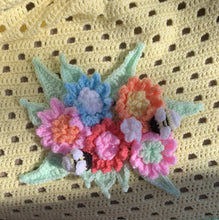 Load image into Gallery viewer, Bumblebee Garden Crochet Blanket Pattern
