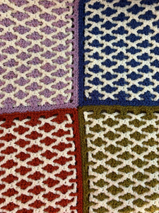 Lattice & Lace Blanket Pattern