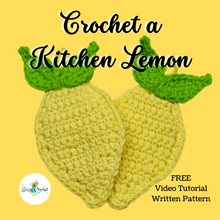Load image into Gallery viewer, Lemon Kitchen Scrubby
