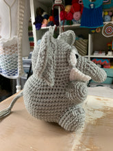 Load image into Gallery viewer, Chubby Elephant College Mascot Crochet Pattern