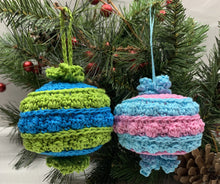 Load image into Gallery viewer, Bauble Candy Christmas Ornament Crochet Pattern