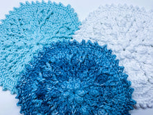 Load image into Gallery viewer, Snowflake Dishcloth Crochet Pattern