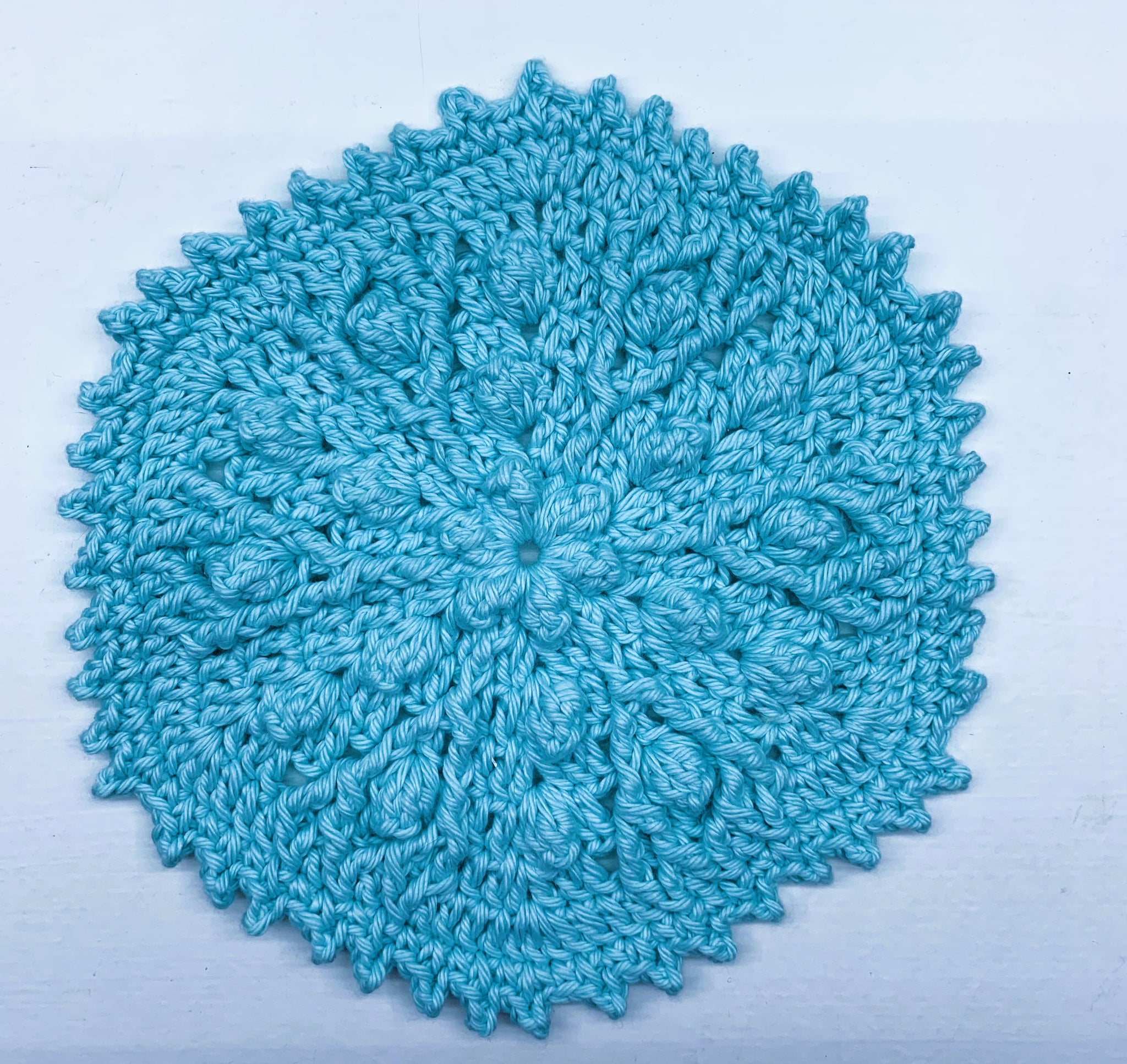 Snowflake Dishcloth Crochet Pattern Bizzy Crochet and Design