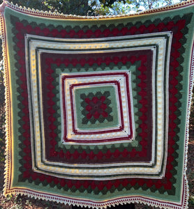 Vintage Christmas Blanket Pattern