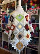 Load image into Gallery viewer, Scrappy Squares Poncho Pattern