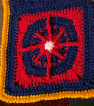 Load image into Gallery viewer, Nautical Baby Blanket Crochet Sampler