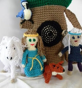 Fantasy Tree with Characters Crochet Pattern