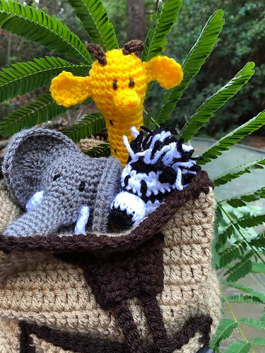 Backpack for Toys Amigurumi Pattern by Scandistyle Dolls - Hobium