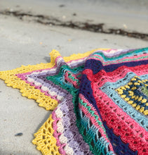 Load image into Gallery viewer, Kiss the Girl- Little Mermaid Inspiration Blanket Crochet Pattern