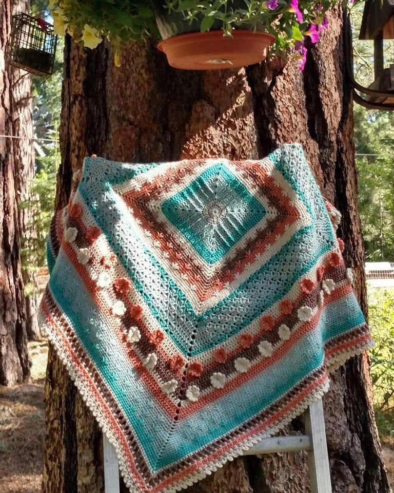 Lady Frances Crochet Baby Blanket Sampler Pattern