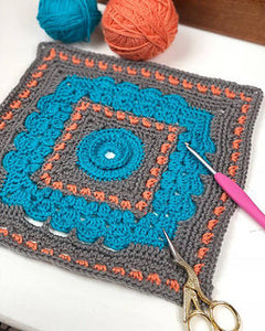 Calypso Crab Granny Square Crochet Pattern