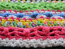 Load image into Gallery viewer, Faeries Crochet Baby Sampler Blanket