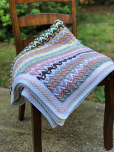 Load image into Gallery viewer, Fawn River Baby Blanket Crochet Pattern