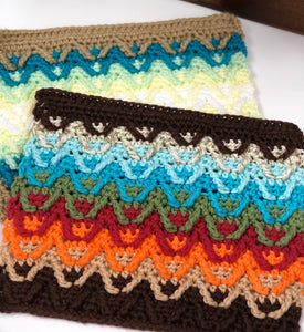 Fawn River Baby Blanket Crochet Pattern