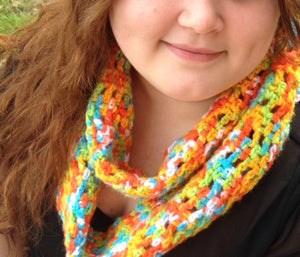 Chutes and Ladders Infinity Scarf Pattern